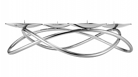 Подсвечник Georg Jensen Сезон 28 см, h7,7 см, на 4 свечи