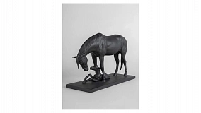 Фигурка Lladro Лошадь и жеребёнок 39х27 см, фарфор