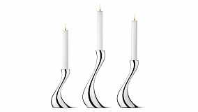 Набор подсвечников Georg Jensen Кобра 3 шт